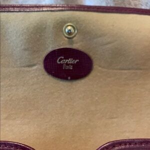 Authentic Cartier Red Elegant Eyeglass Case